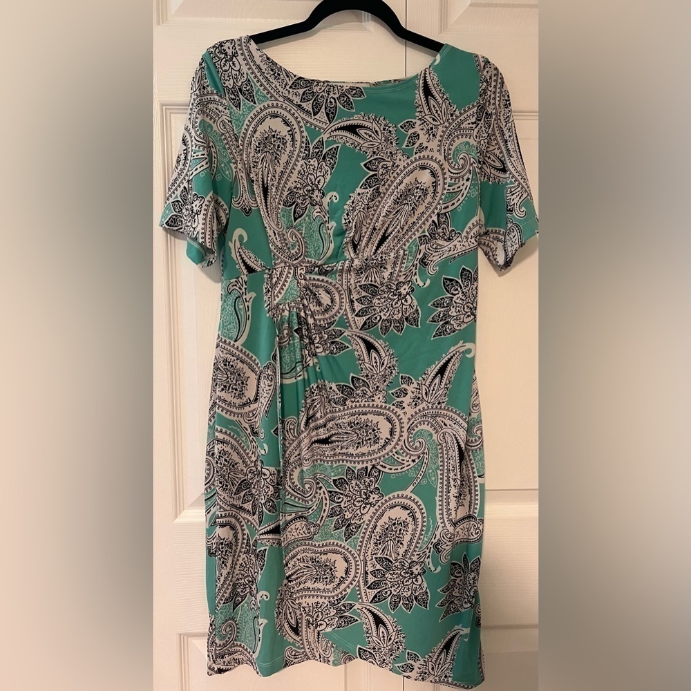 Chelsea Suite Paisley Short Sleeved Dress